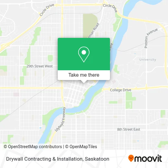 Drywall Contracting & Installation map