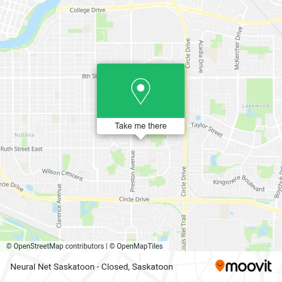 Neural Net Saskatoon - Closed map