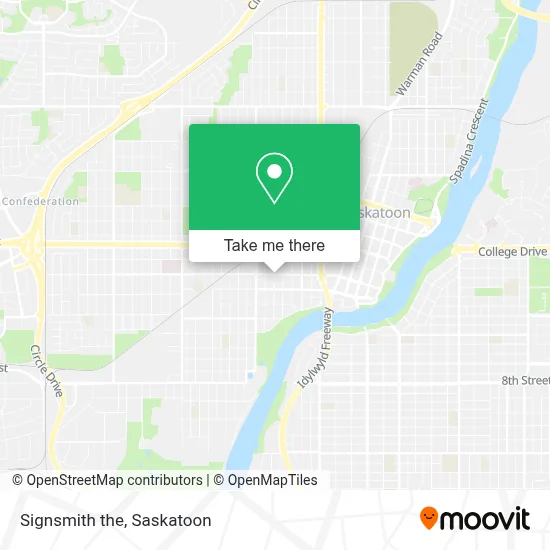 Signsmith the map
