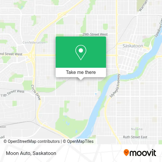 Moon Auto map