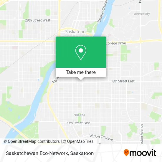 Saskatchewan Eco-Network map