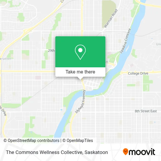 The Commons Wellness Collective map