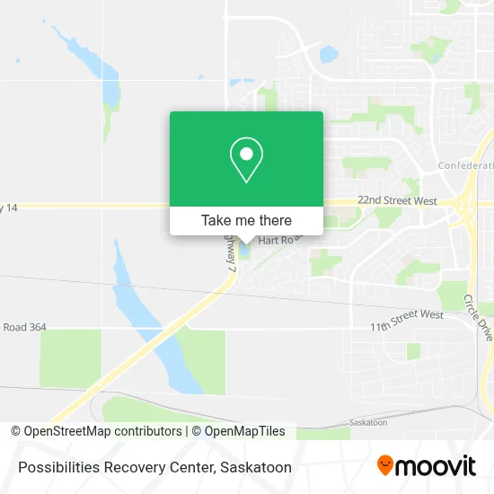 Possibilities Recovery Center map