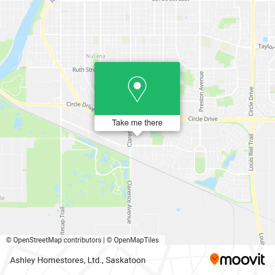 Ashley Homestores, Ltd. map