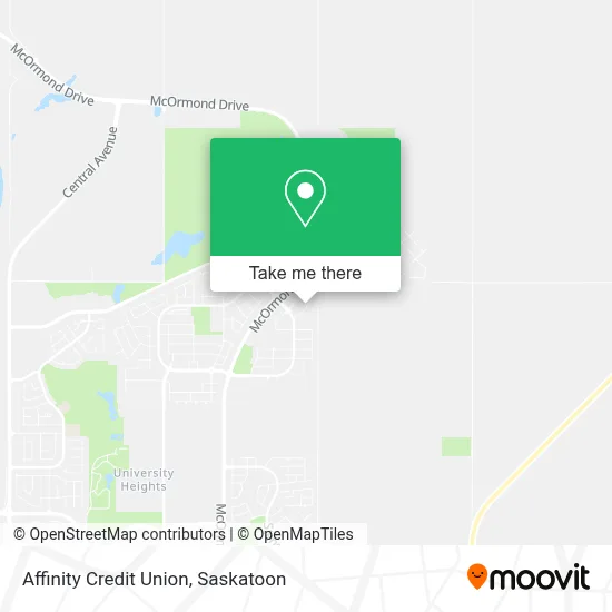 Affinity Credit Union map