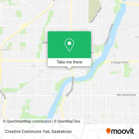 Creative Commons Yxe map