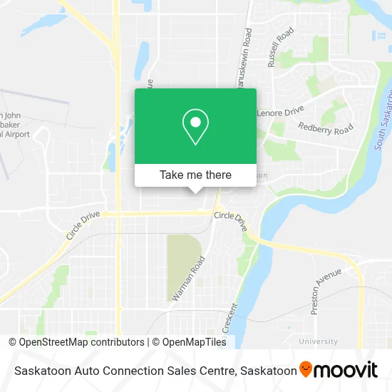 Saskatoon Auto Connection Sales Centre map