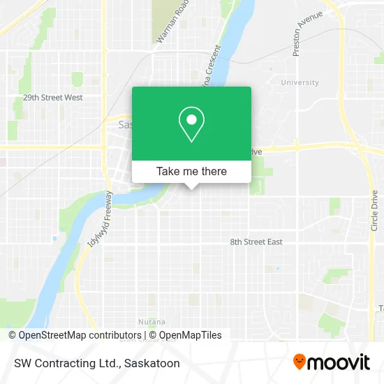 SW Contracting Ltd. map
