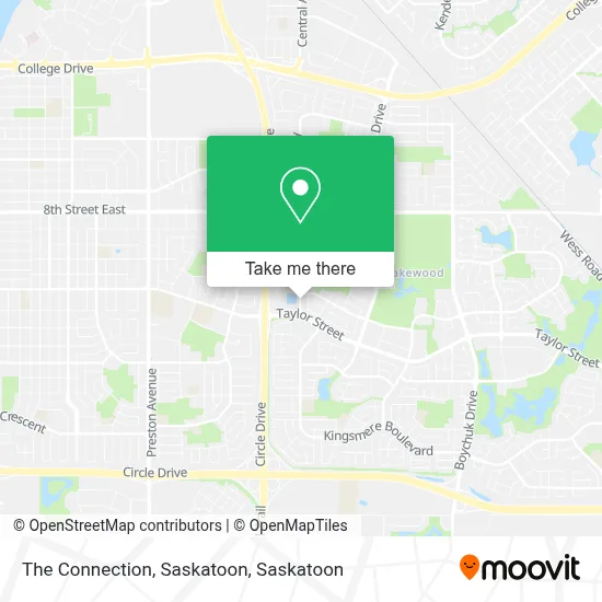 The Connection, Saskatoon map