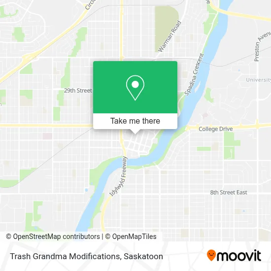 Trash Grandma Modifications map