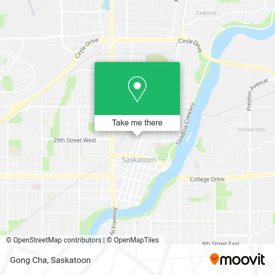 Gong Cha map