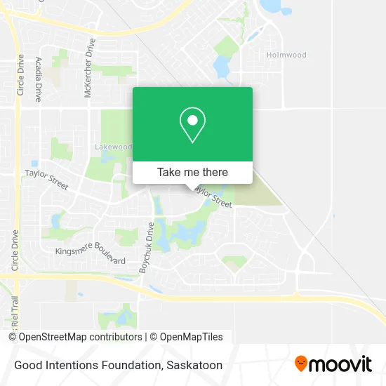 Good Intentions Foundation map