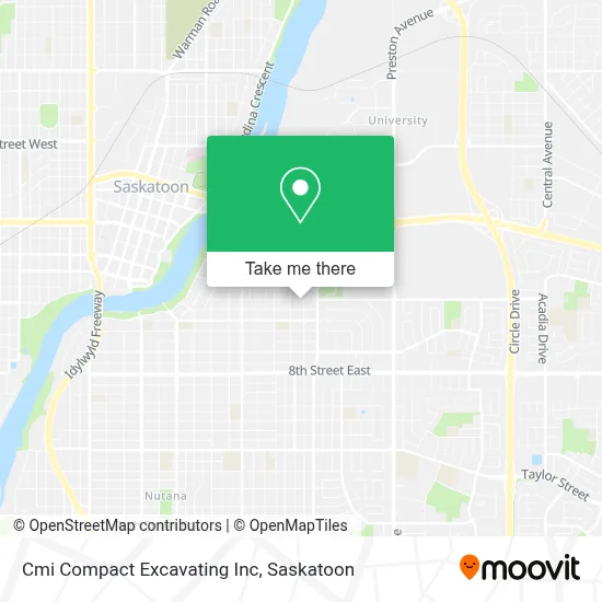 Cmi Compact Excavating Inc map
