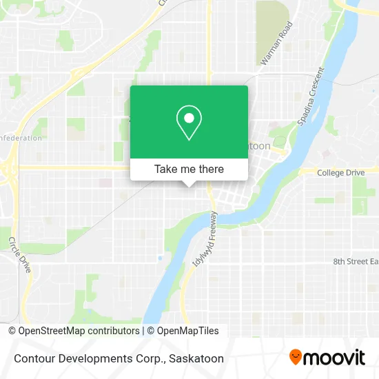 Contour Developments Corp. map