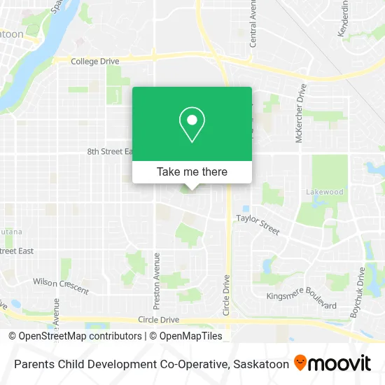 Parents Child Development Co-Operative map