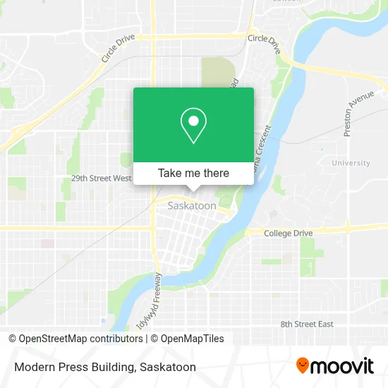 Modern Press Building map