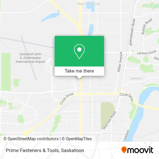 Prime Fasteners & Tools map