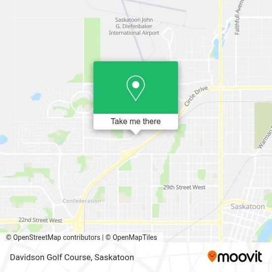 Davidson Golf Course map