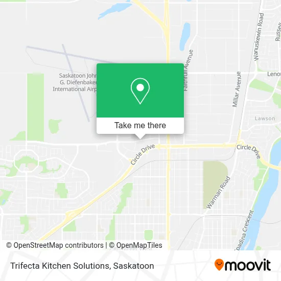 Trifecta Kitchen Solutions map