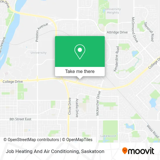 Job Heating And Air Conditioning map