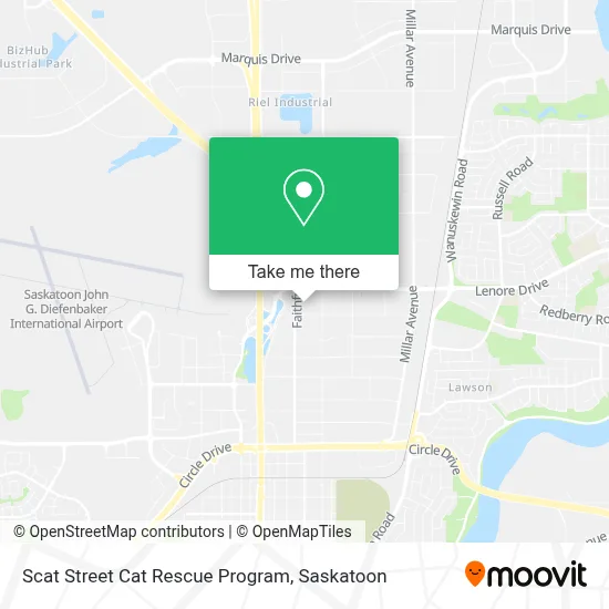 Scat Street Cat Rescue Program map