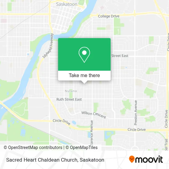 Sacred Heart Chaldean Church map