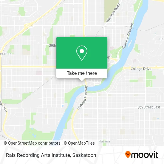 Rais Recording Arts Institute map
