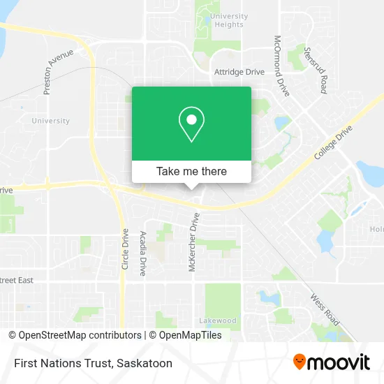 First Nations Trust map