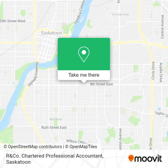 R&Co. Chartered Professional Accountant map