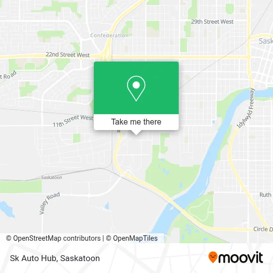 Sk Auto Hub map