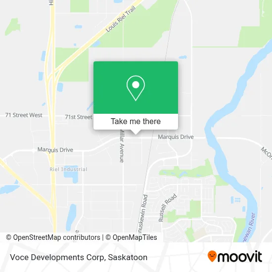 Voce Developments Corp map
