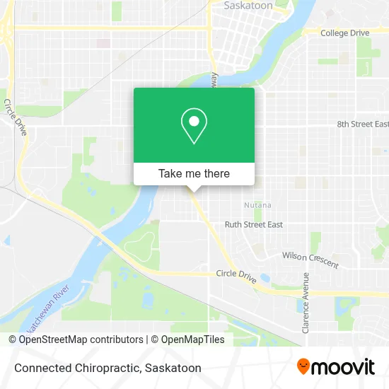 Connected Chiropractic map