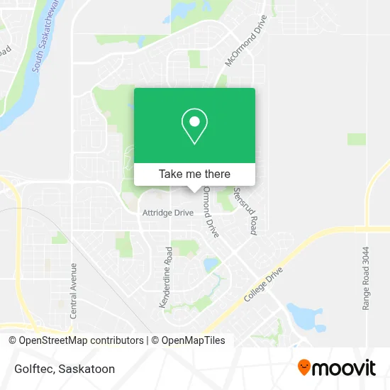 Golftec map
