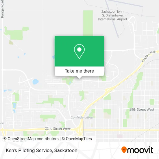 Ken's Piloting Service map