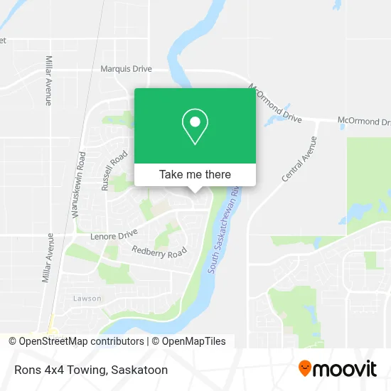 Rons 4x4 Towing map