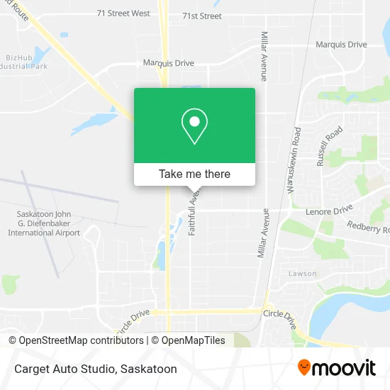 Carget Auto Studio map