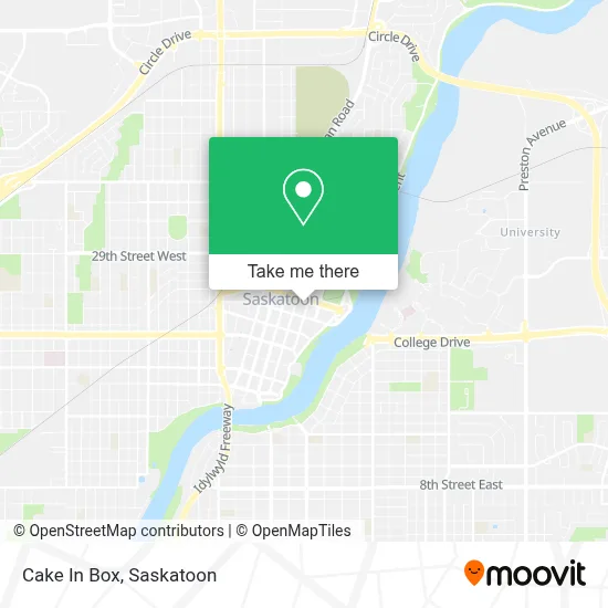 Cake In Box map