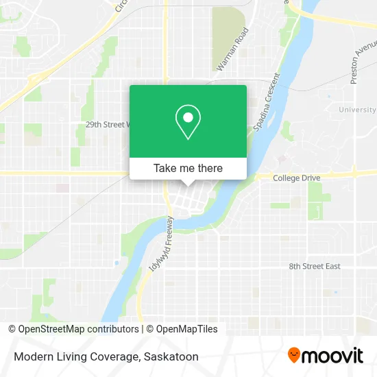 Modern Living Coverage map