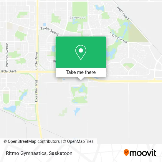 Ritmo Gymnastics map