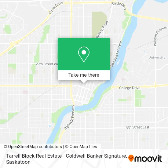 Tarrell Block Real Estate - Coldwell Banker Signature map