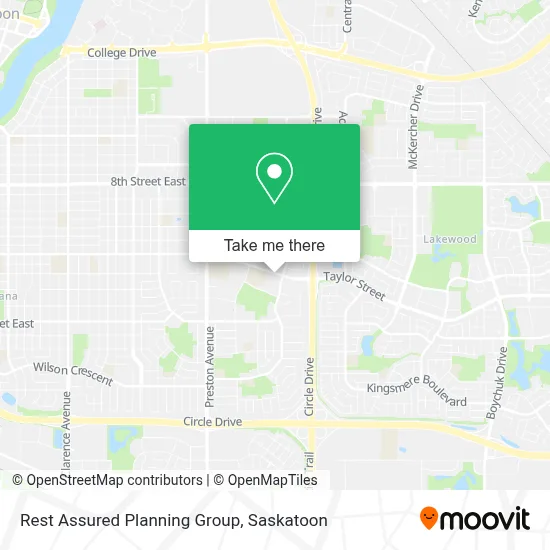 Rest Assured Planning Group map