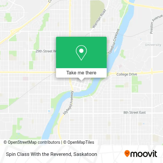 Spin Class With the Reverend map