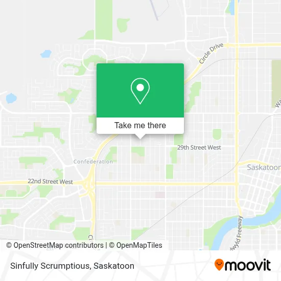 Sinfully Scrumptious map