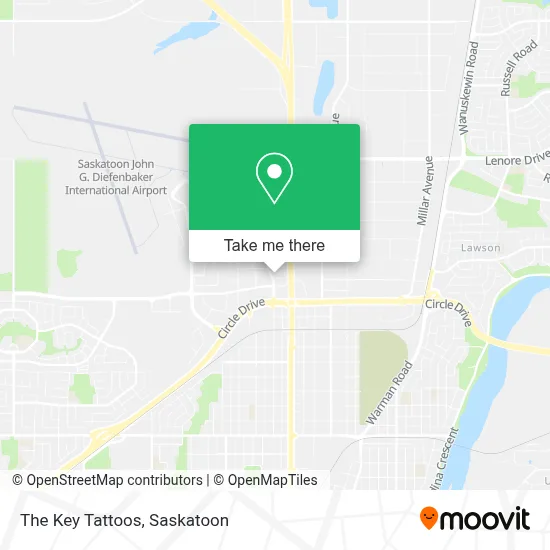 The Key Tattoos map