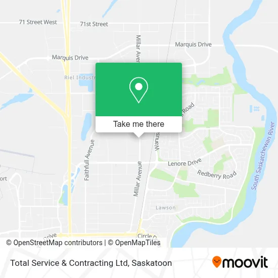 Total Service & Contracting Ltd map