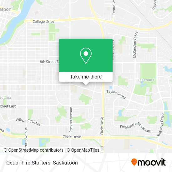 Cedar Fire Starters map