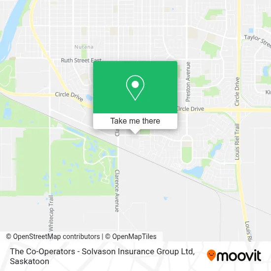 The Co-Operators - Solvason Insurance Group Ltd map