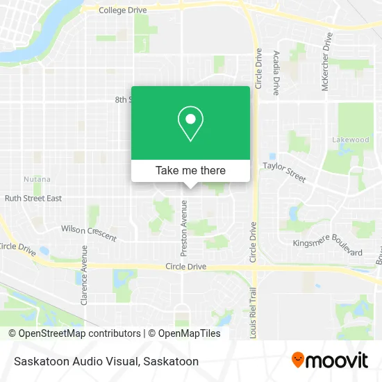 Saskatoon Audio Visual map