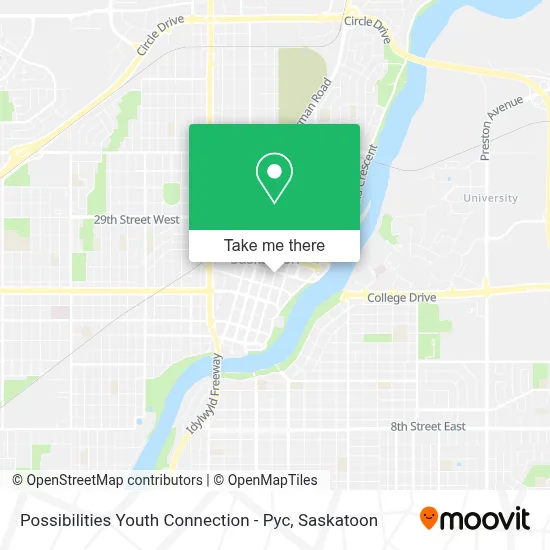 Possibilities Youth Connection - Pyc map