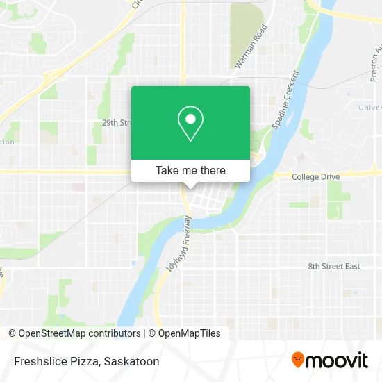 Freshslice Pizza map